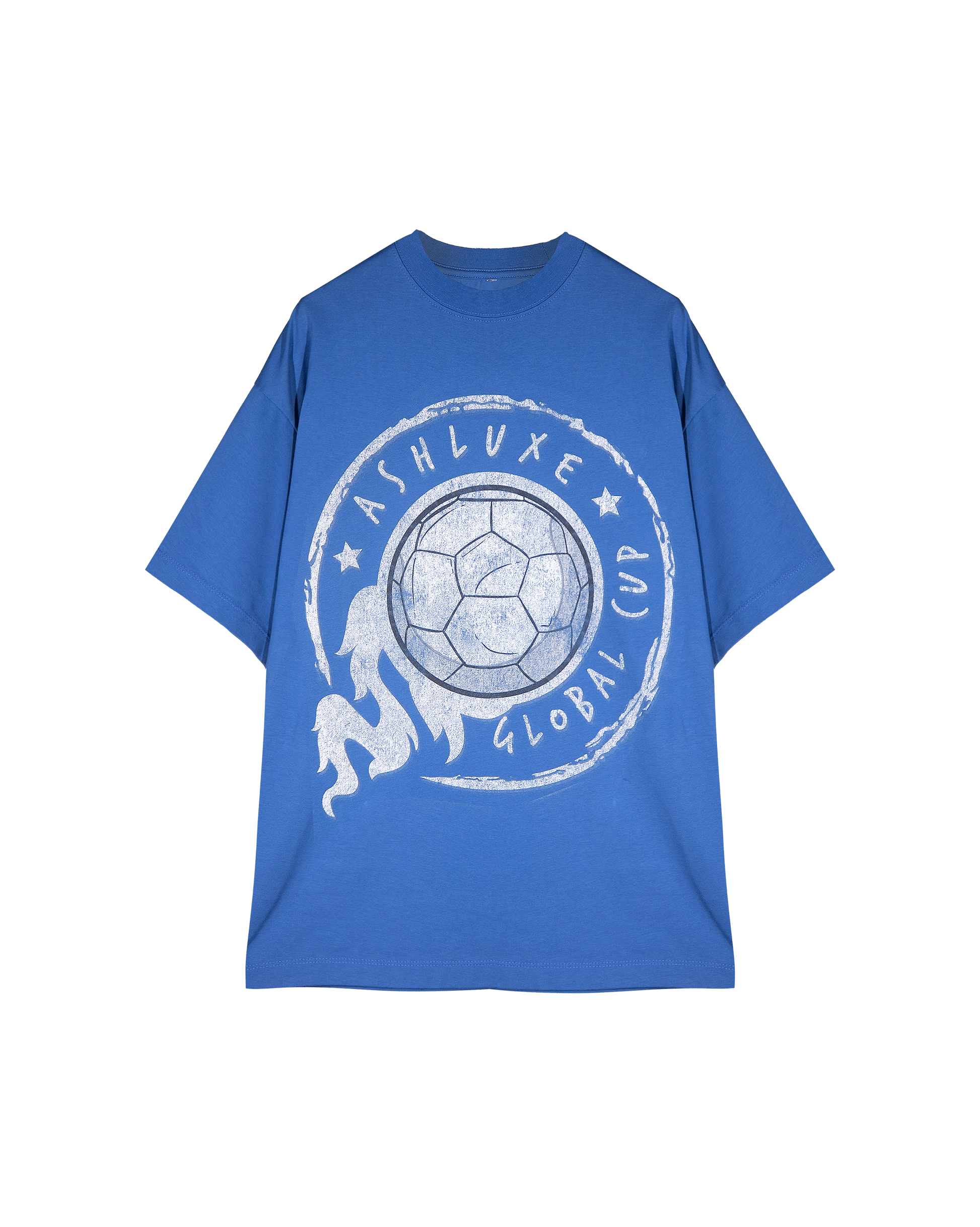 Ashluxe Heritge Ball Insignia Tee Blue