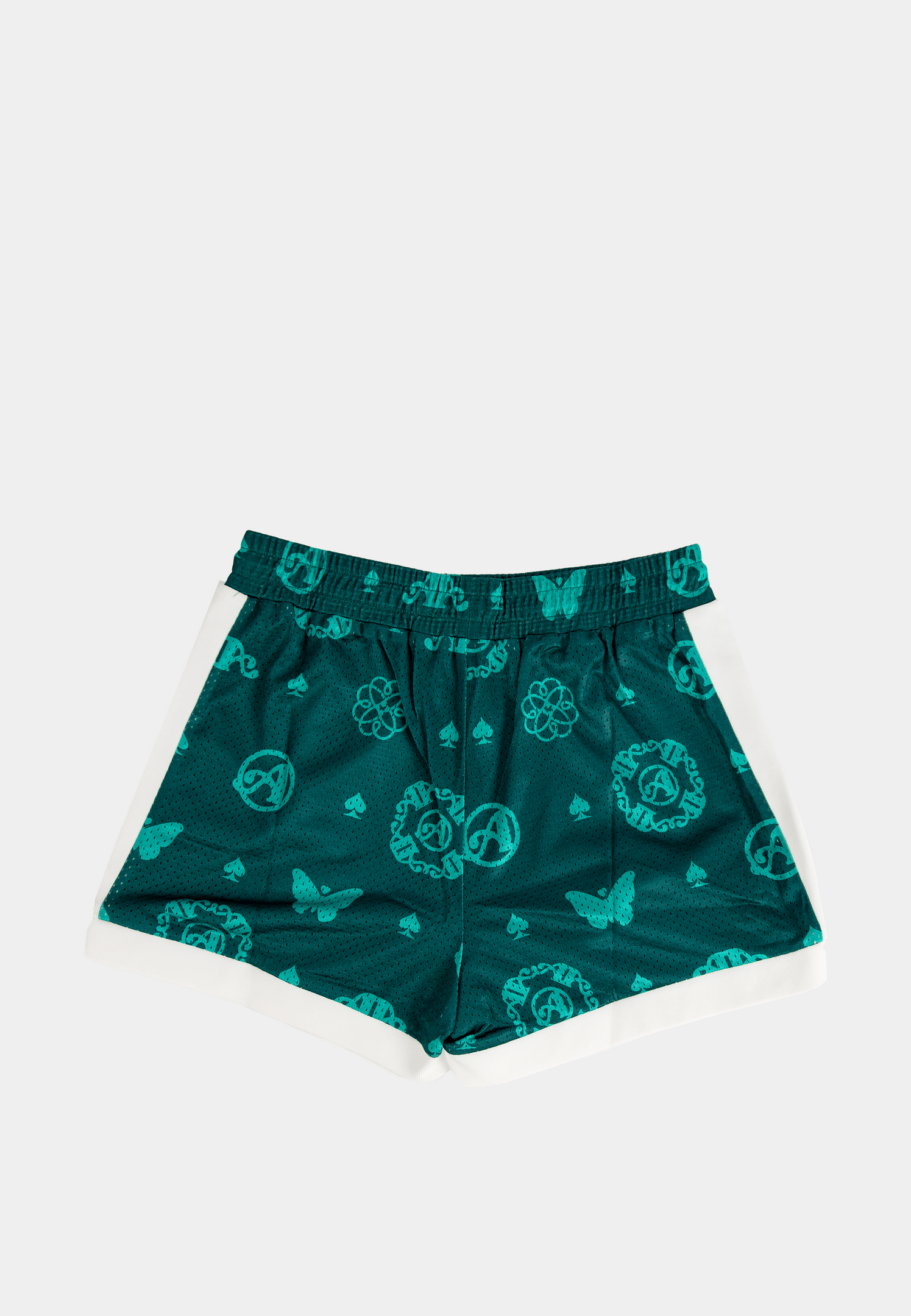 Ashluxe Green Female Basketball Short Green