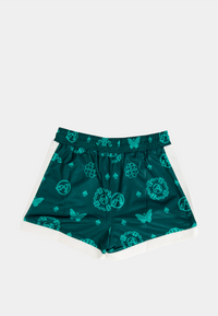 Ashluxe Green Female Basketball Short