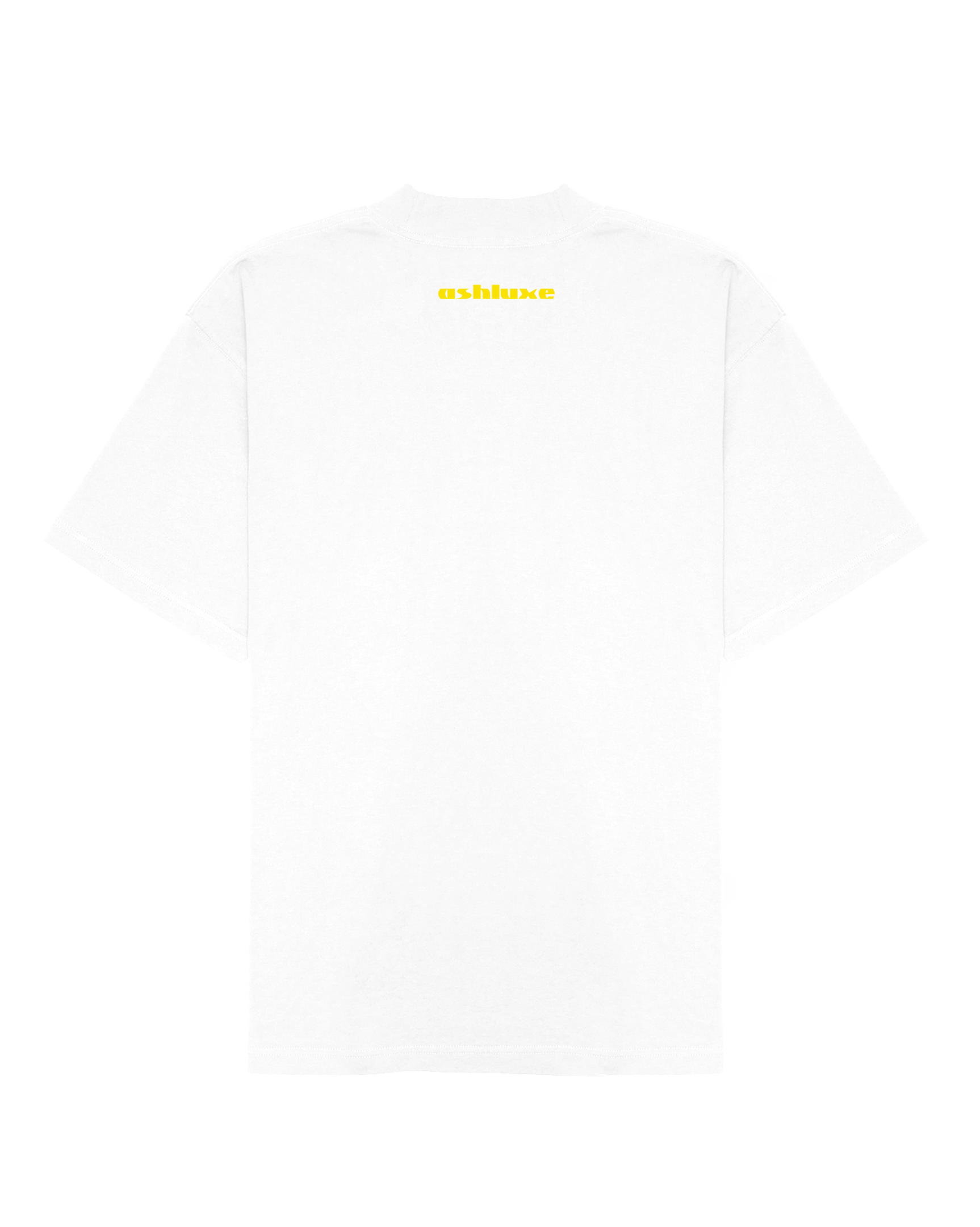 Ashluxe Logo Blank High neck T-shirt White