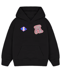 Ashluxe Patch Logo Hoodie Black