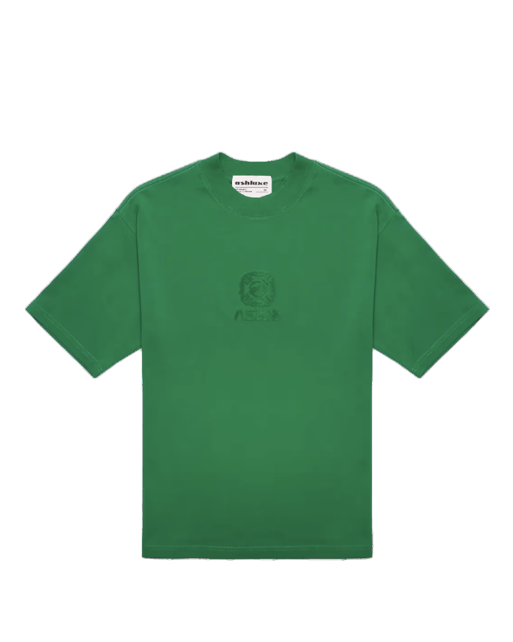 Ashluxe Embroidered Emblem T-Shirt Green