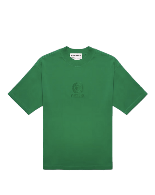 Ashluxe Embroidered Emblem Green T-Shirt