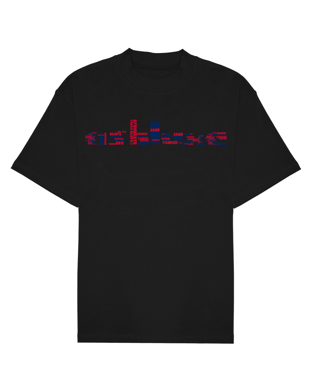 Ashluxe Slang T-shirt  Multicolour Black Red