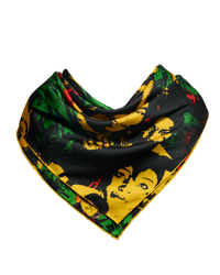 🎁 Ashluxe Fela's Culture Mosaic Scarves - Yellow Black (100% off)