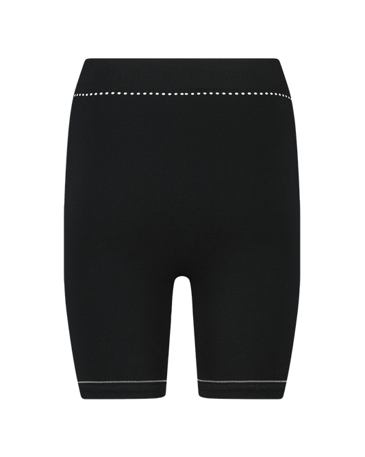 Ashluxe Female Active Biker Shorts Black White