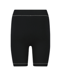 Ashluxe Female Active Biker Shorts Black White