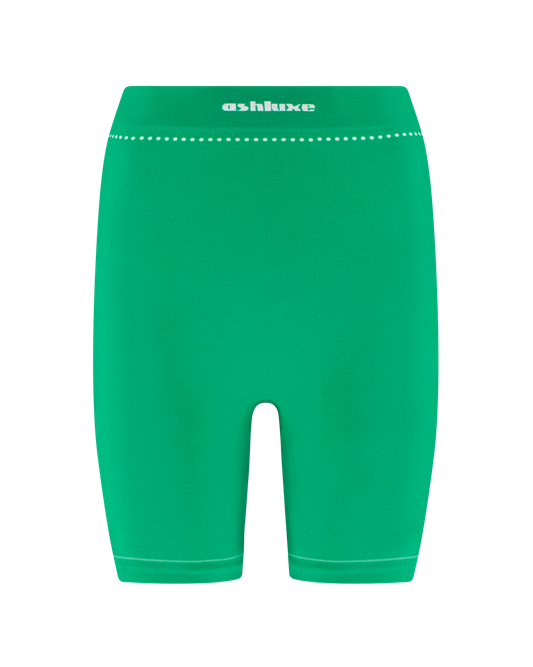 Ashluxe Female Active Biker Shorts - Green