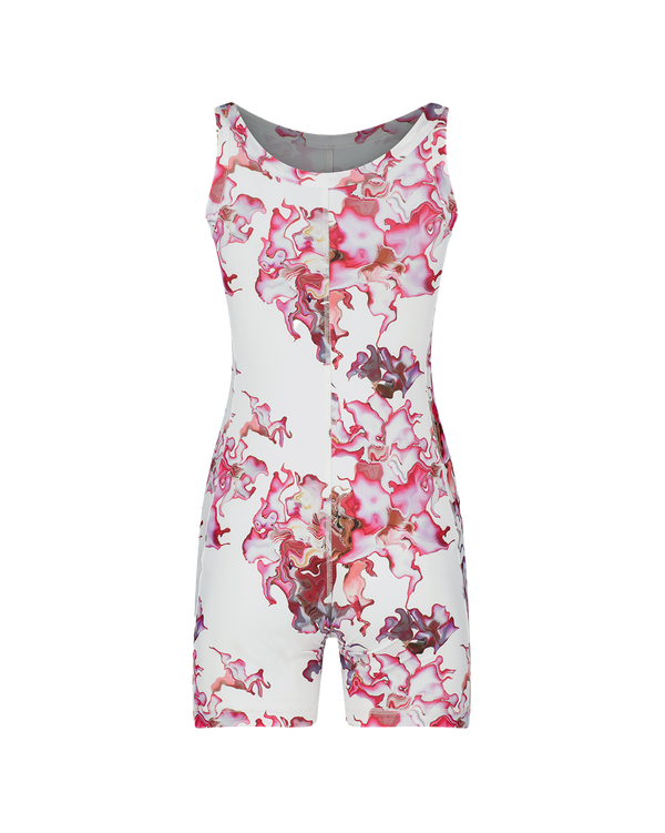 Ashluxe Female Bodysuit Pink Flower Aop
