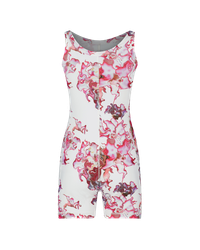 Ashluxe Female Bodysuit Pink Flower Aop