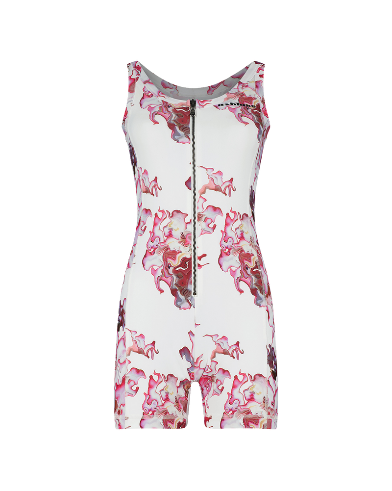 Ashluxe Female Bodysuit Pink Flower Aop