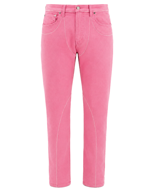 Ashluxe Female Denim Slimfit Pants 5Pockets Pink
