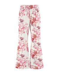 Ashluxe Female Printed Track Pant Pink Flower Aop