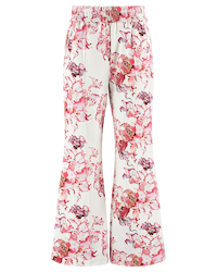 Ashluxe Female Printed Track Pant Pink Flower Aop