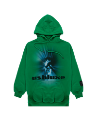 Ashluxe Mask Hoodie Green