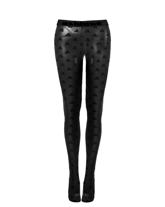 Ashluxe Mesh Unbranded Body Leggings - Black