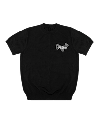 Ashluxe Ribbed Mask Badge Tees Black