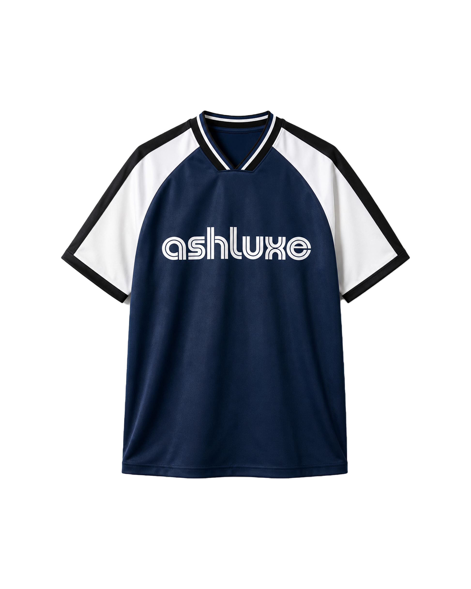 Ashluxe Shadow Stripe Jersey Blue