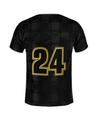 Ashluxe 24 Away Jersey  Customized Black