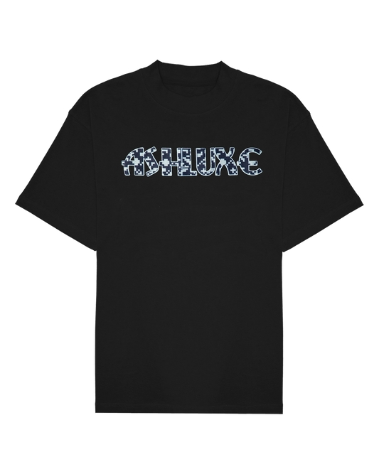 Ashluxe Neo Embroidered Logo Tee Black