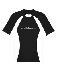 Ashluxe Chrome Panel T-shirt  Black/White