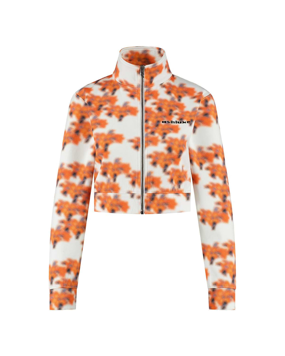 Orange camo jacket cropped clearance