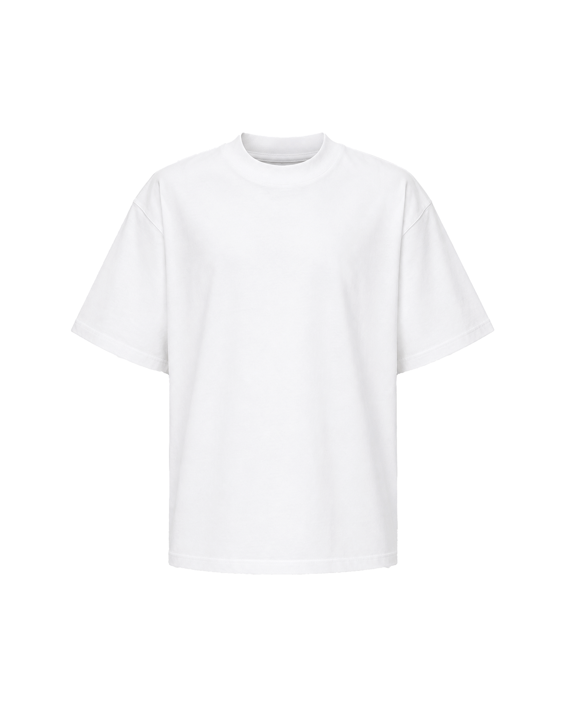 Ashluxe Logo Blank High neck T-shirt - White