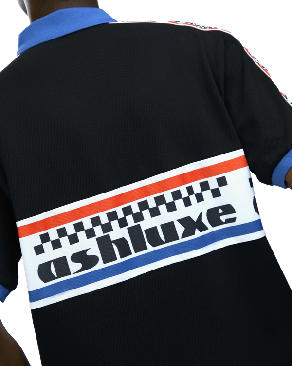 Ashluxe Racing Polo T-shirt Black