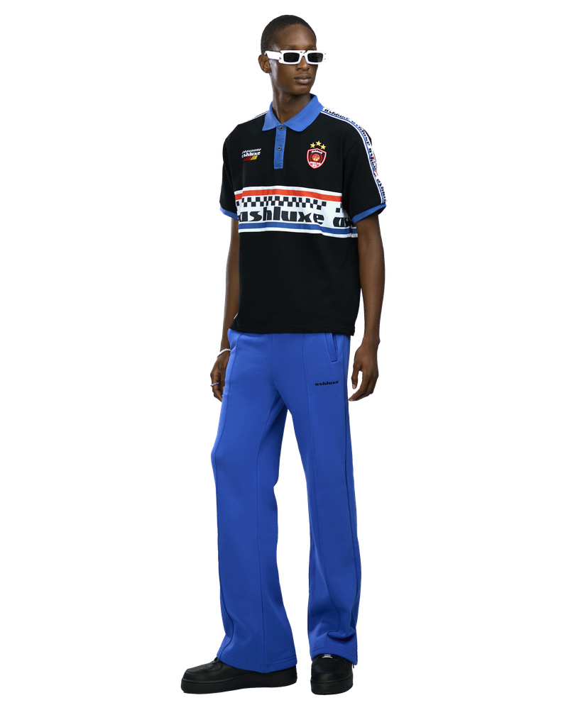 Ashluxe Racing Polo T-shirt Black