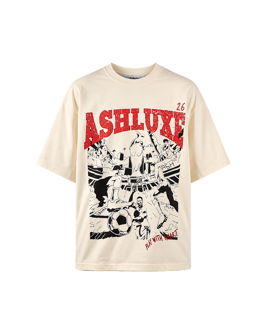 Ashluxe Stadium T-Shirt Cream