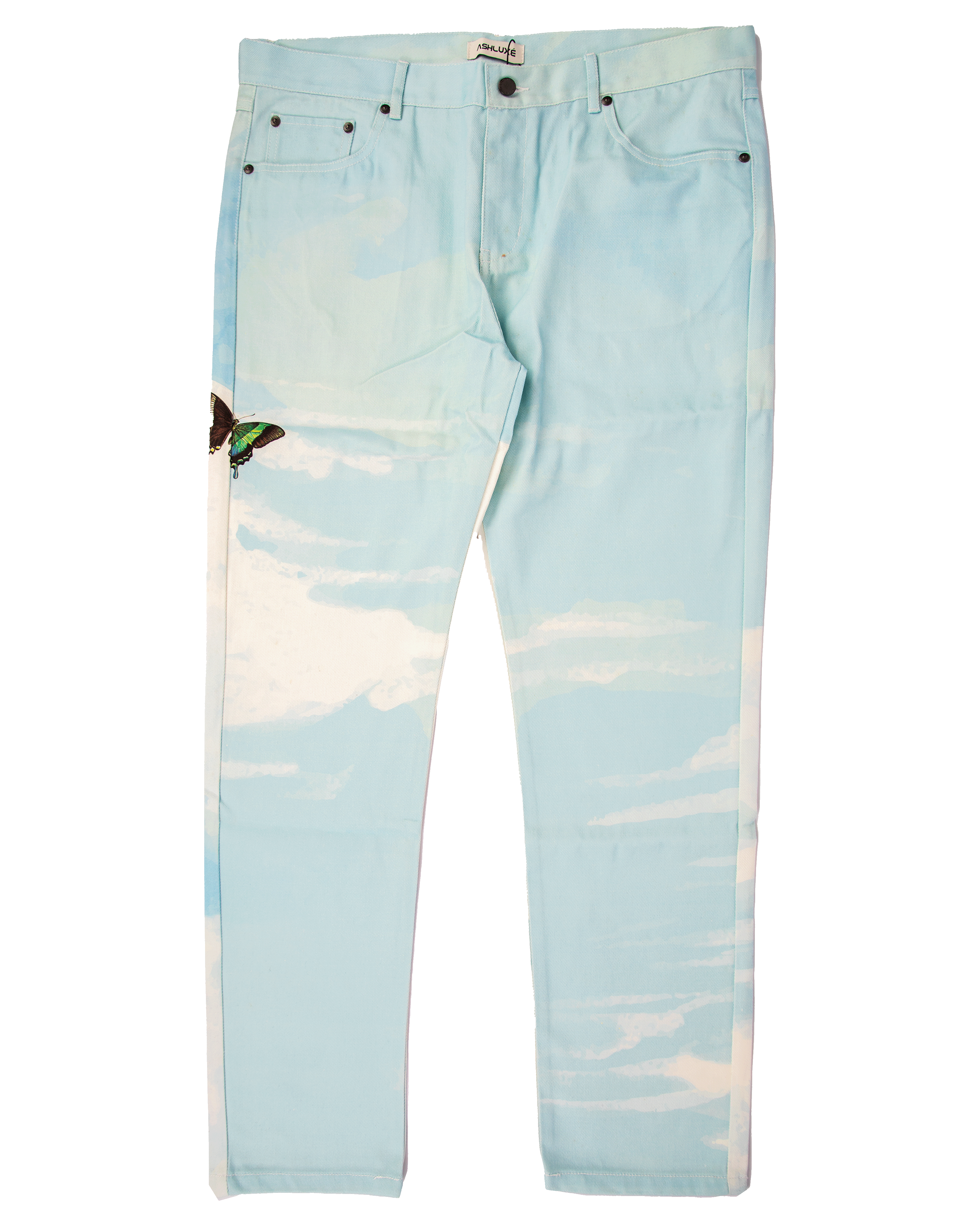 Ashluxe Cloud Denim Pant Cloud