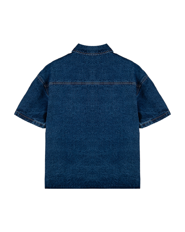 Ashluxe Crest Logo Shirt Blue