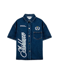Ashluxe Crest Logo Shirt Blue