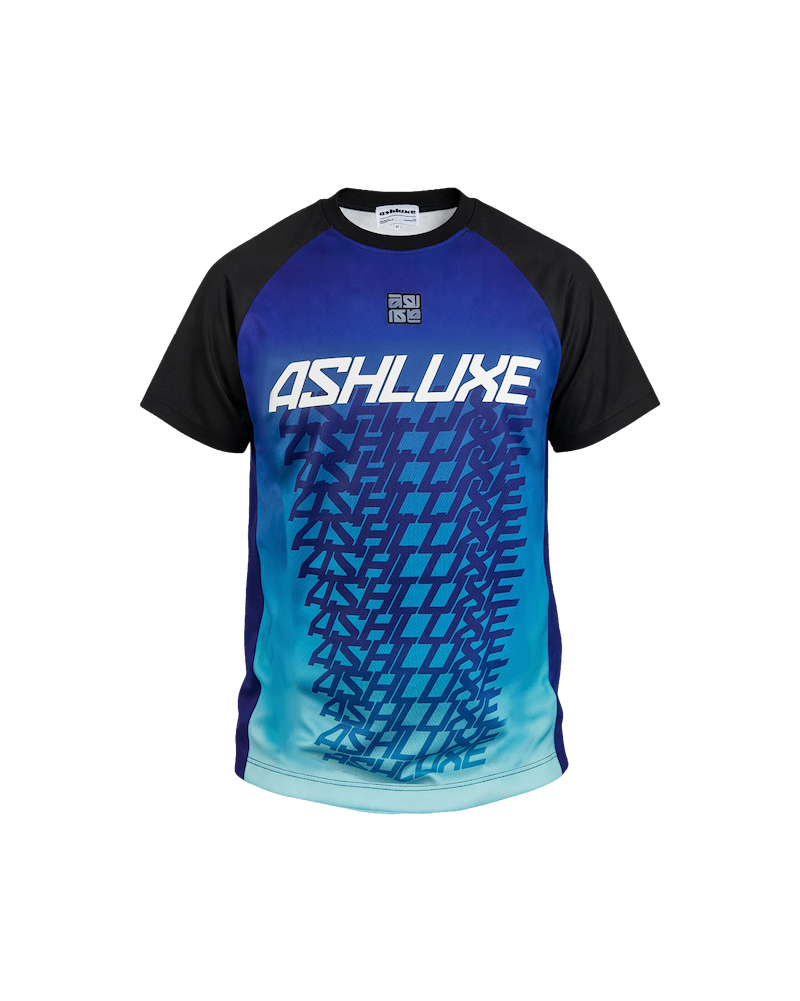 Ashluxe Momentum Jersey T-Shirt Blue