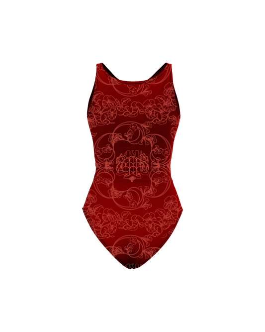 Ashluxe Signature Swimsuit Red