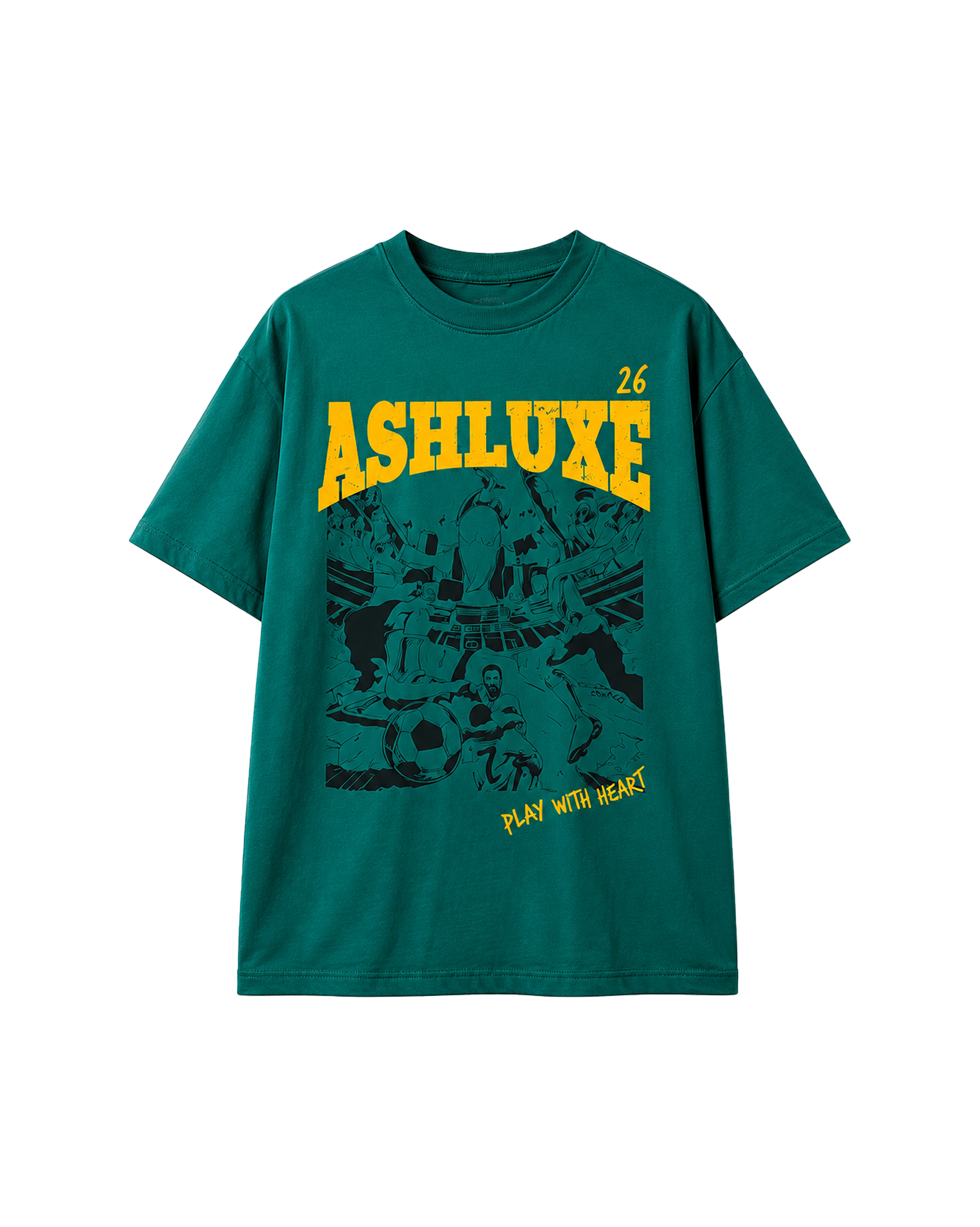 Ashluxe Stadium T-Shirt Green