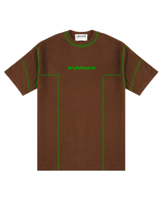 Ashluxe Double Threaded T-shirt - Brown