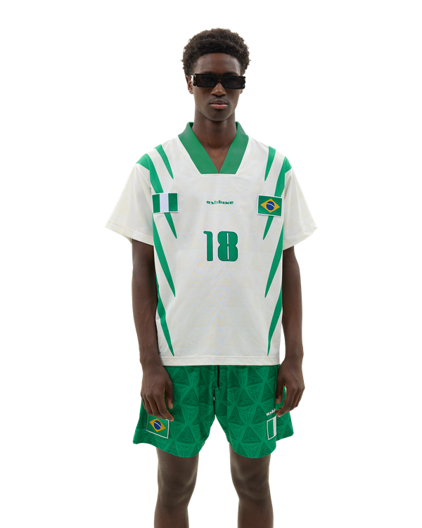 Nigeria X Brazil Football Shirt White