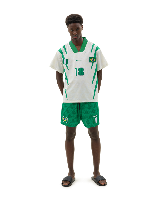 Nigeria X Brazil Football Shirt White