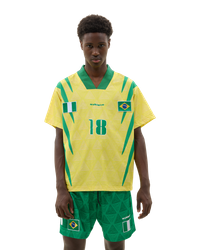 Nigeria X Brazil Football Shirt Yellow