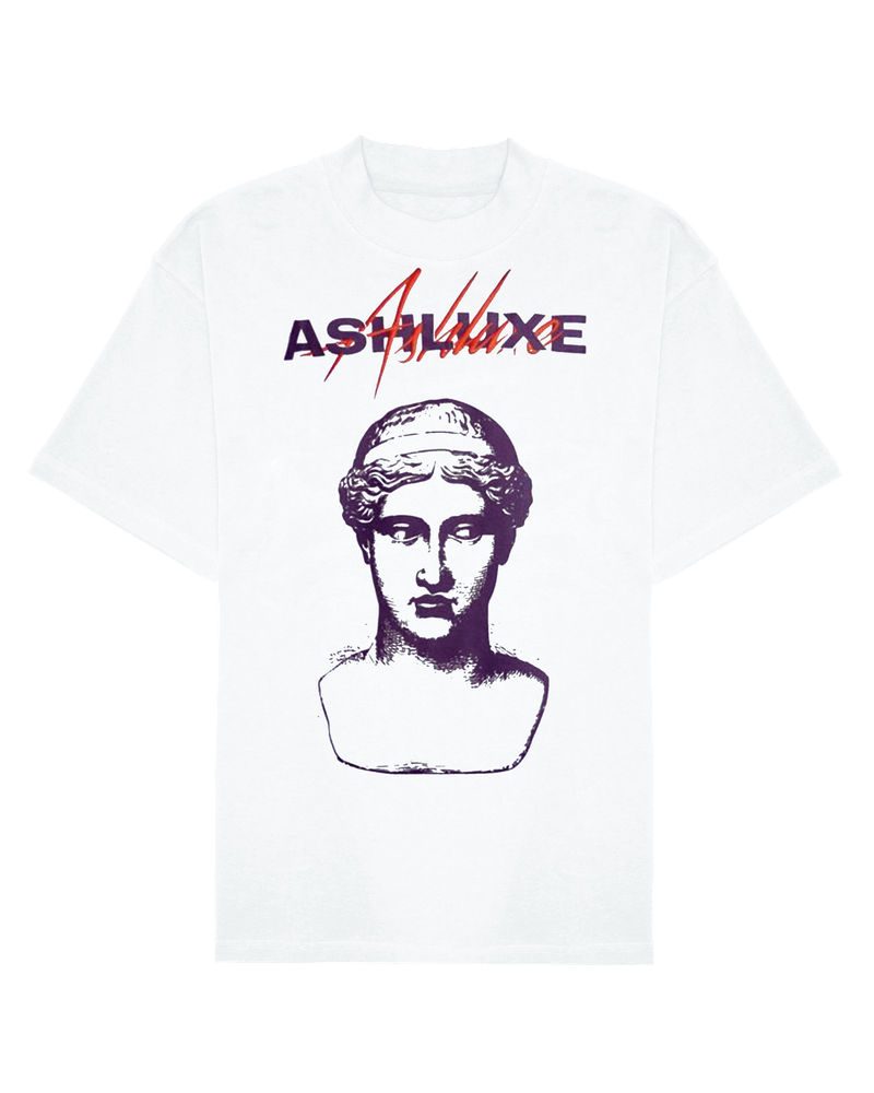 Ashluxe Goddess Sculpture T-Shirts-White