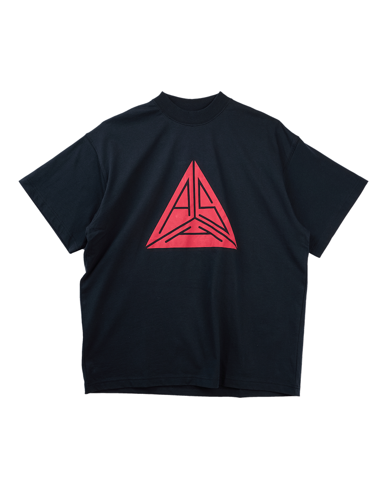 Large Triangle Logo T-shirt Black