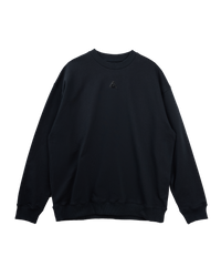 Metallic Small Logo Sweatshirt Black