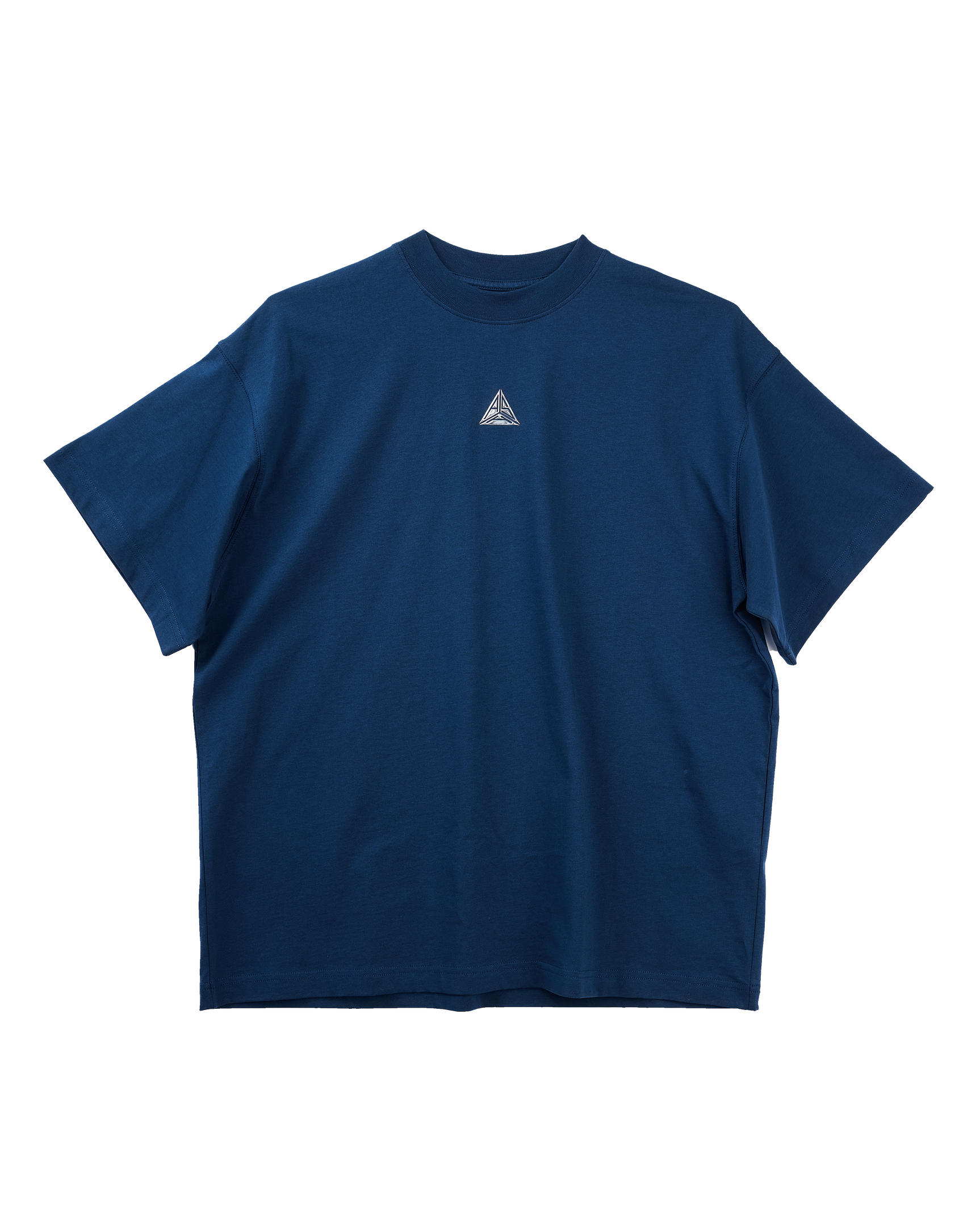 Metallic Small Logo T-shirt Blue