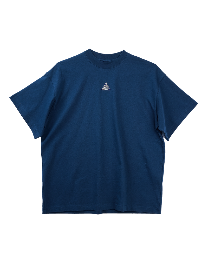 Metallic Small Logo T-shirt Blue