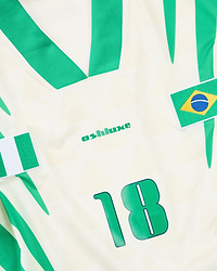 Nigeria X Brazil Football Shirt White