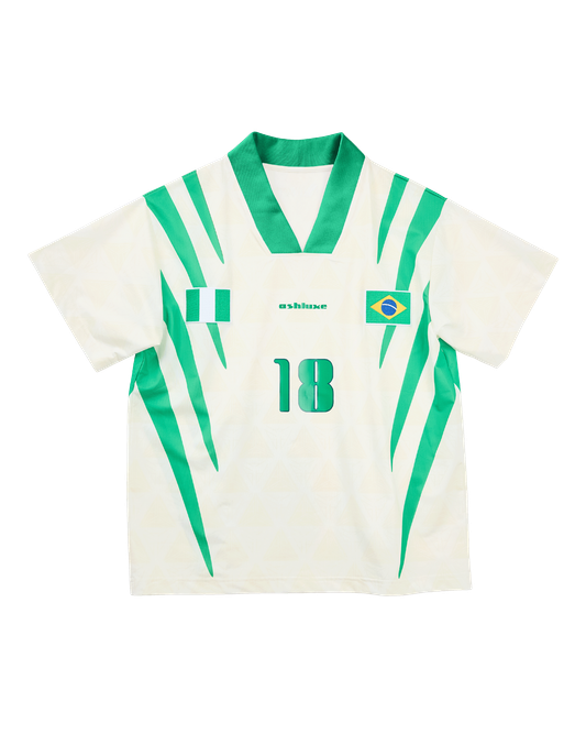 Nigeria X Brazil Football Shirt White