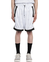 Ashluxe Paradise Basketball Shorts White