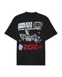 Ashluxe Robotics Future System T-Shirts - Black