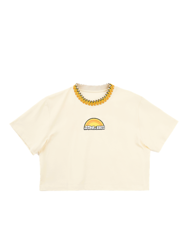 Sunshine Cropped T-Shirt Off White